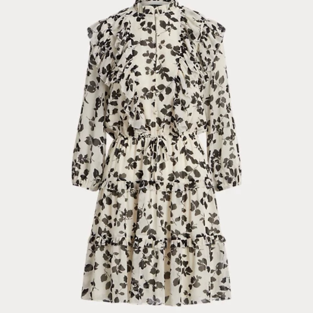 NWT size 4 ruffle dress by Lauren Ralph Lauren